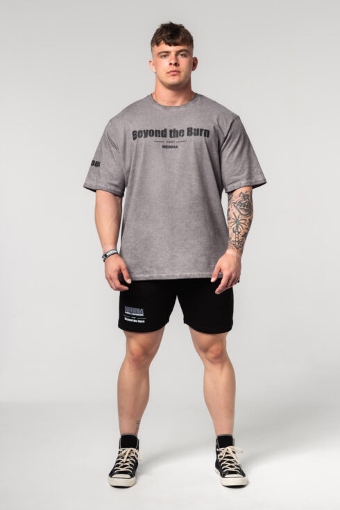 Washed-off Heavyweight Cotton Oversized T-shirt GRIND - Image 2