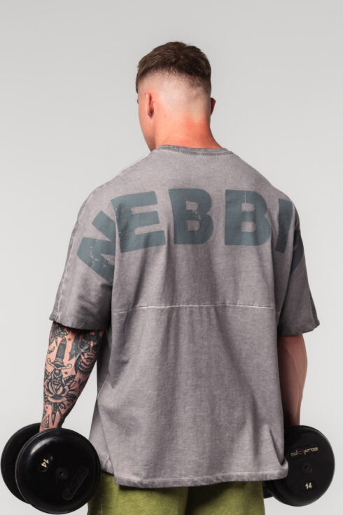 Washed-off Oversized Heavyweight Cotton T-shirt NO SHORTCUTS 369 - Image 6