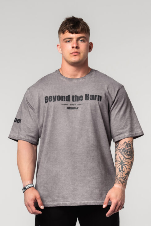 Washed-off Heavyweight Cotton Oversized T-shirt GRIND
