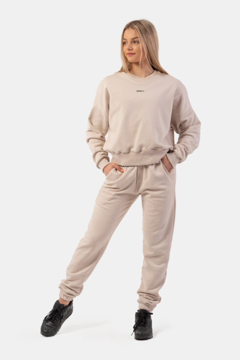 Luźna bluza z kapturem „Feeling Good” 420 - obrazek 4