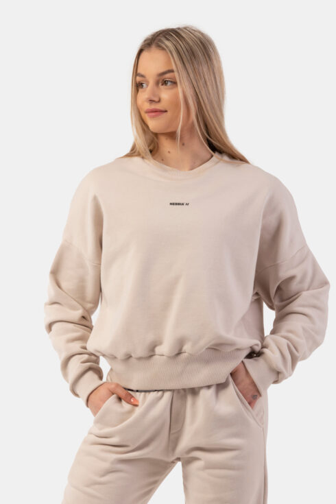 Luźna bluza z kapturem „Feeling Good” 420 - obrazek 7