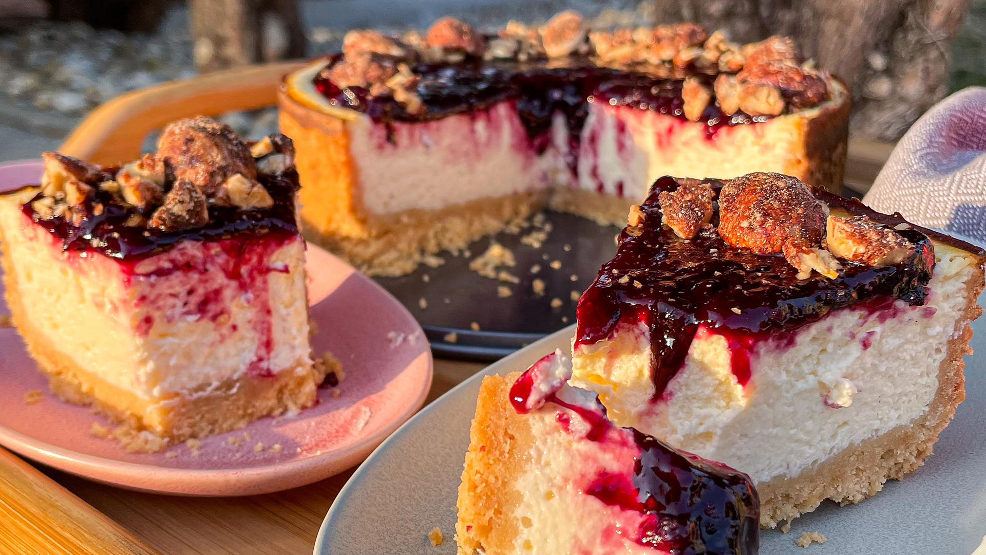 Cheesecake in forma con frutti di bosco: Seguite la ricetta di una famosa fitness food blogger!