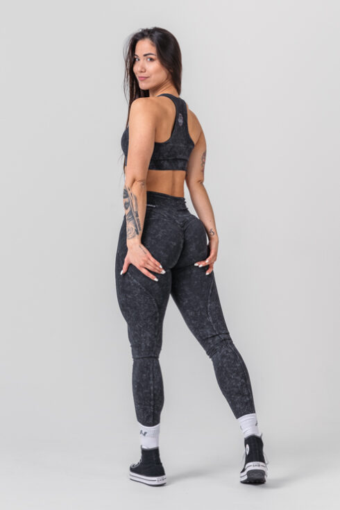 Washed fitness legíny s vysokým pásom GYM WARRIOR 776 - Image 6