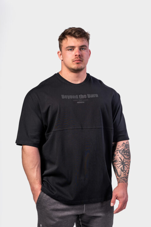 Oversized Heavyweight Cotton T-shirt NO SHORTCUTS 354