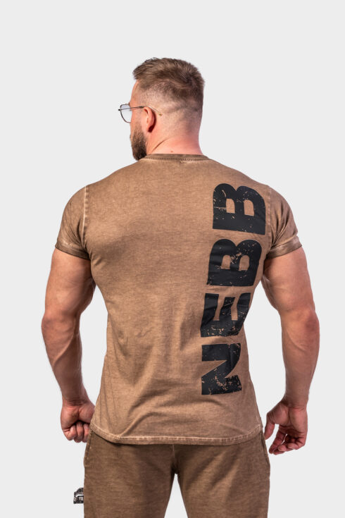Washed-off Cotton T-shirt MAX OUT 357 - Image 2