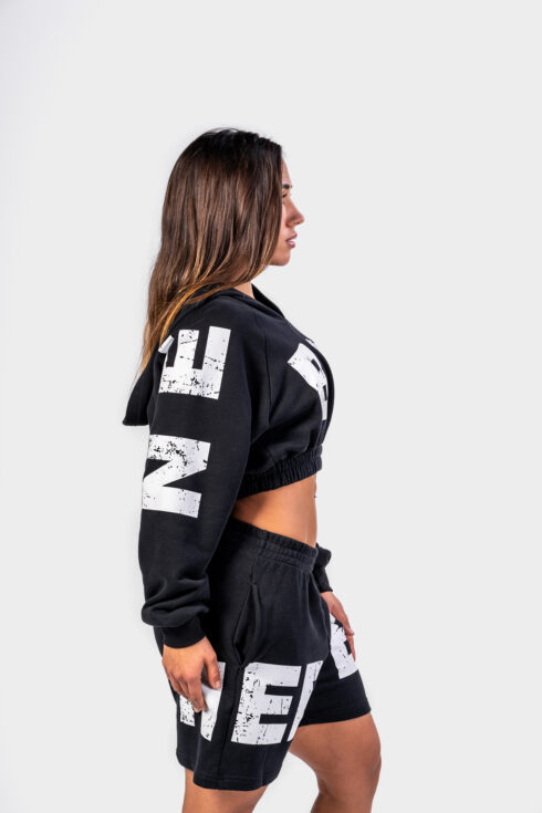 Training cropped hoodie MUSCLE MOMMY 619 - Image 2