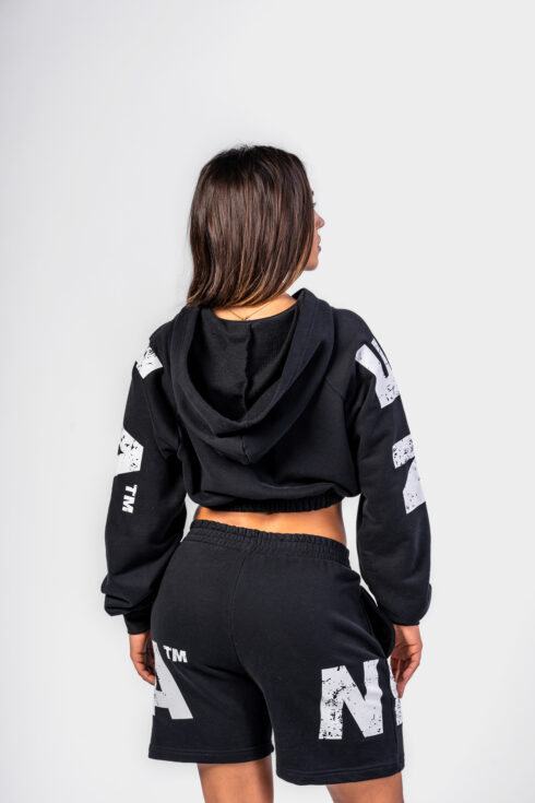 Training cropped hoodie MUSCLE MOMMY 619 - Image 3
