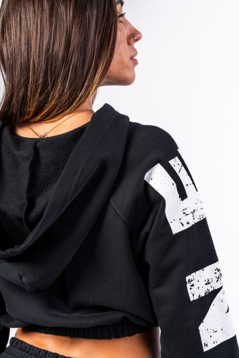 Training cropped hoodie MUSCLE MOMMY 619 - Image 4