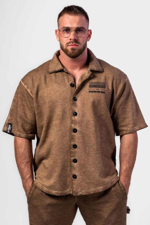 Washed-off Oversized Shirt 90s THROWBACK 347