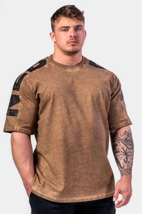 Washed-off Oversized T-shirt LIFTING CLUB 368