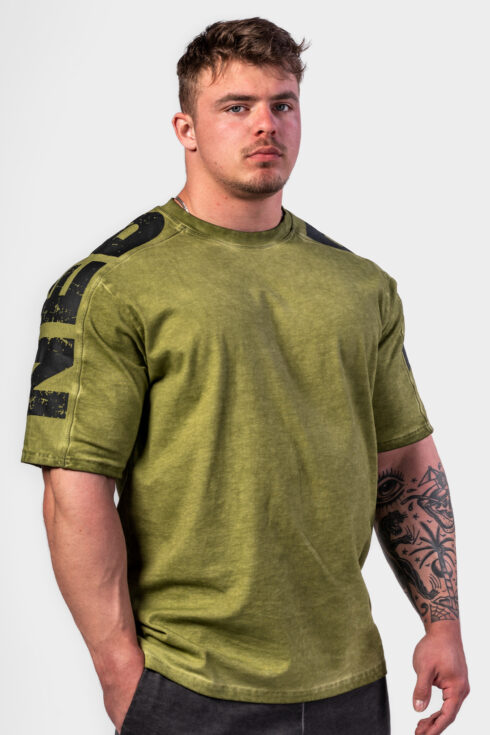Washed-off Oversized T-shirt LIFTING CLUB 368