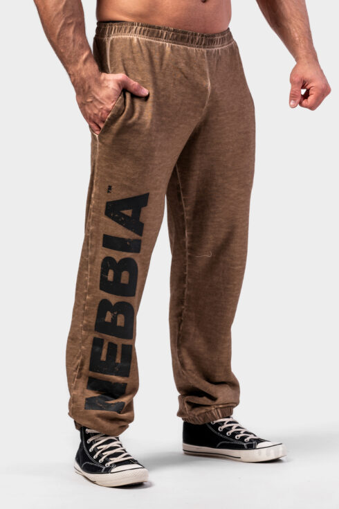 Washed-off Gym Sweatpants Baggy Style GYM BRO 373