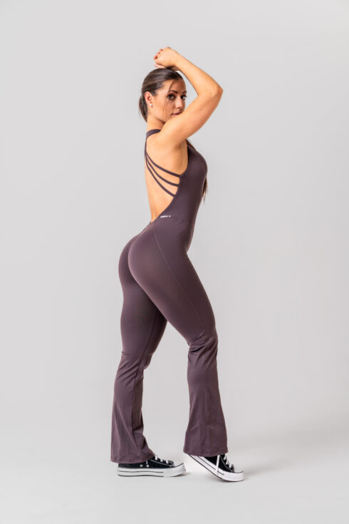 Figurformender Jumpsuit mit Schlag OWN THE GYM 397 – Bild 2