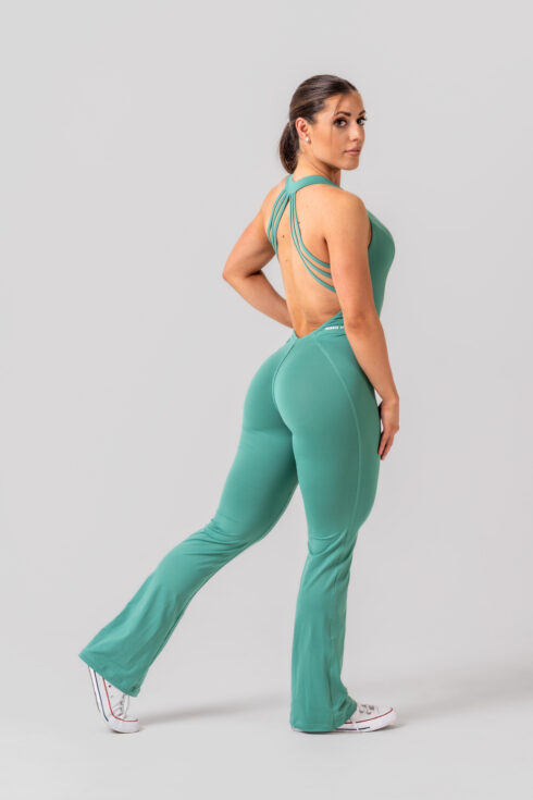 Figurformender Jumpsuit mit Schlag OWN THE GYM 397 – Bild 3