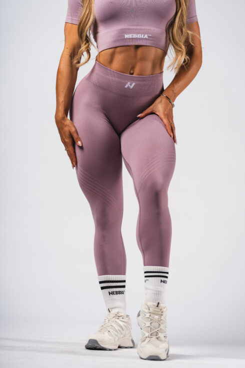 Tvarujíci bezešvé maximum push-up  legíny FLOW SEAMLESS 497 - Image 3