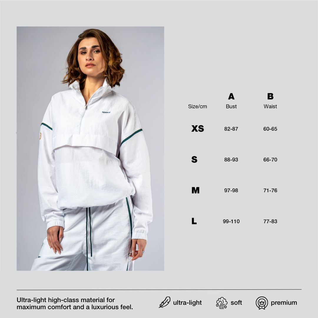 Clubhouse Half-Zip Top CLUB D'OR 644 White - NEBBIA