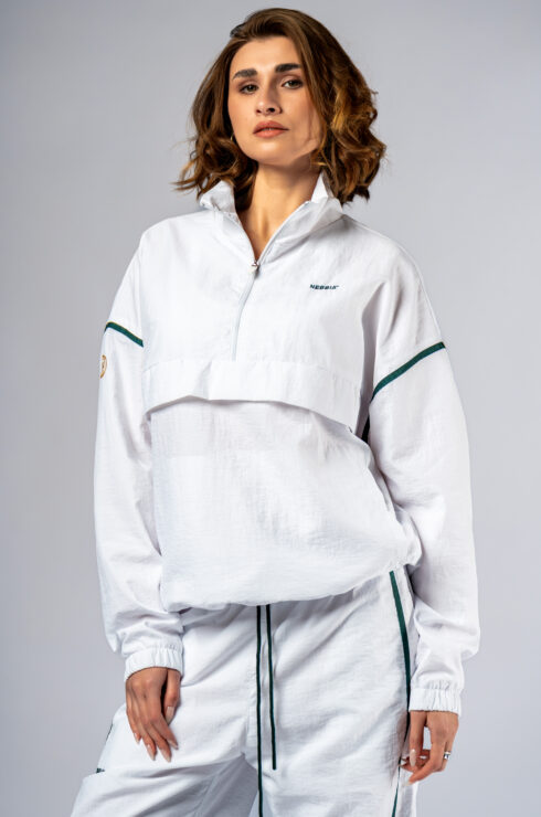 Clubhouse half-zip mikina CLUB D’OR 644 White
