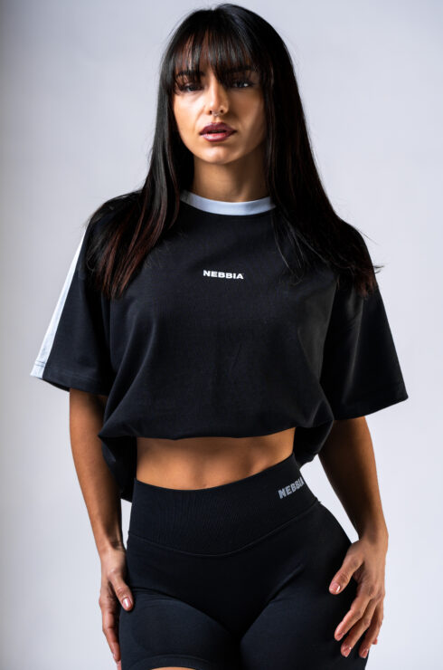 Relaxed fit tričko POWER 894 Black