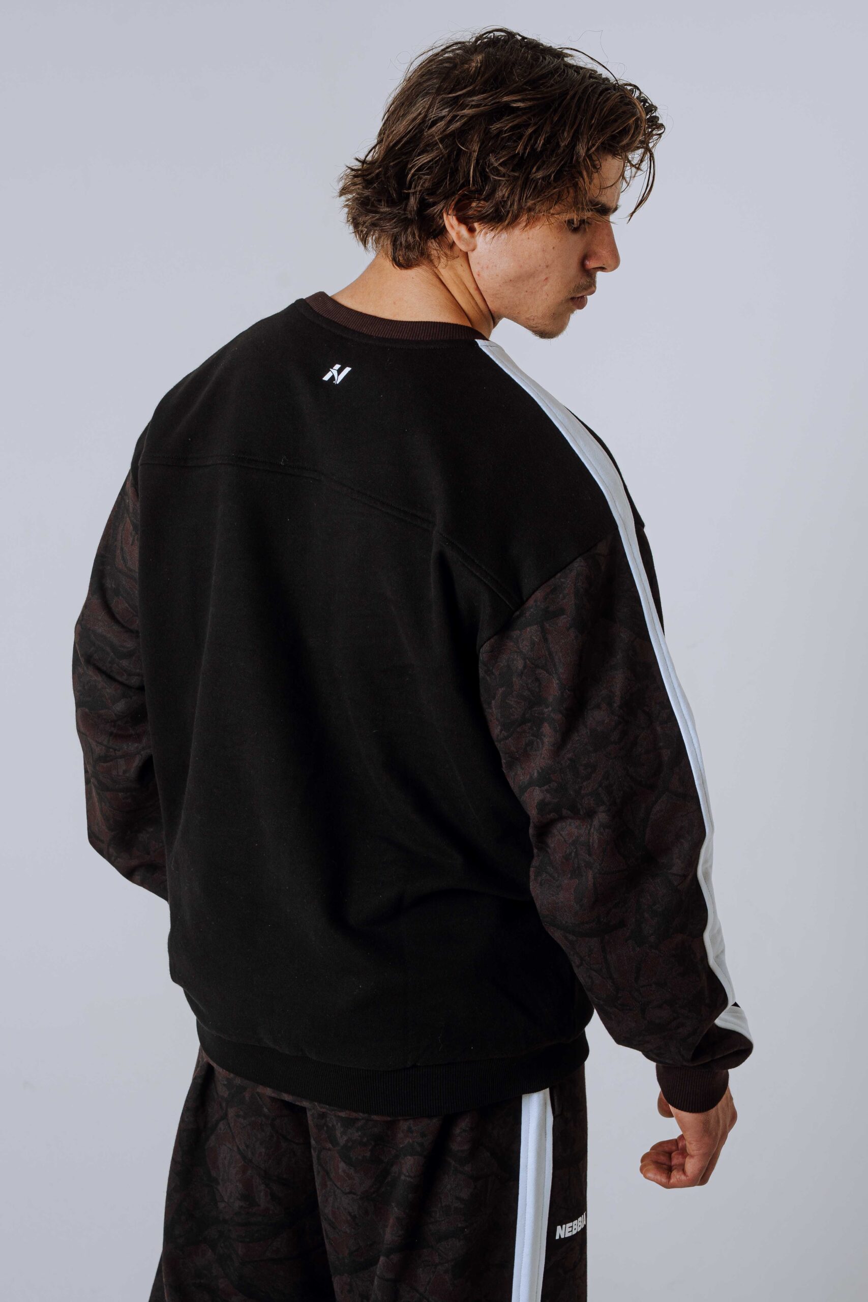 Relaxed fit mikina POWER 903 Dark brown camo - Image 2