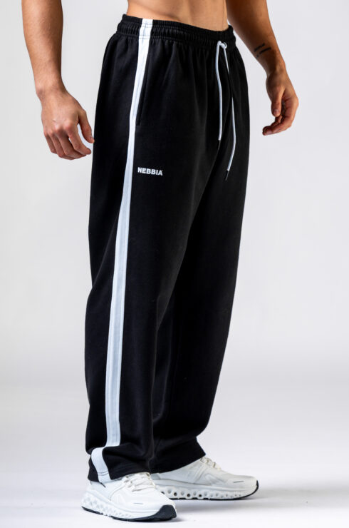 Relaxed fit tepláky POWER 904 Black
