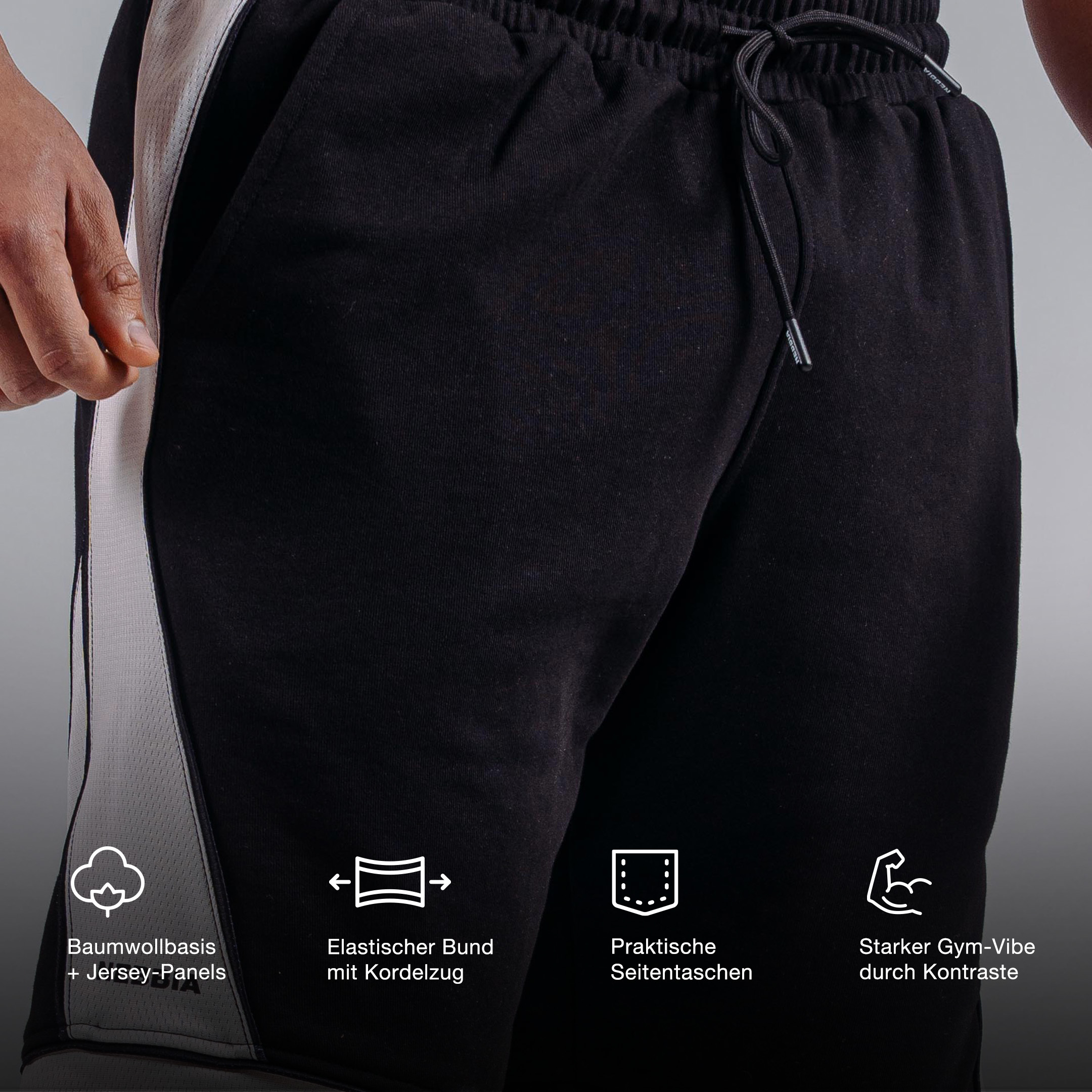 trainingsshorts-primal-877-schwarze