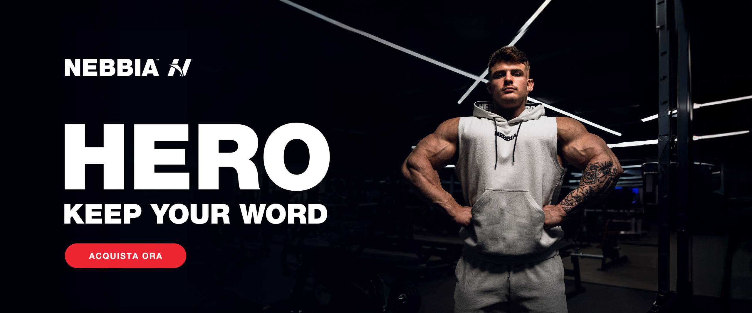 HERO - Abbigliamento fitness per veri eroi di NEBBIA