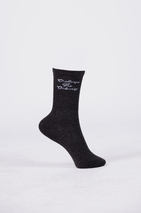 NEBBIA x Olympia Heritage Crew Socks 137 Black