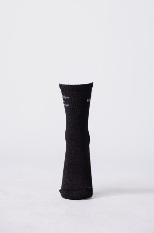 NEBBIA x Olympia Heritage Crew Socks 137 Black