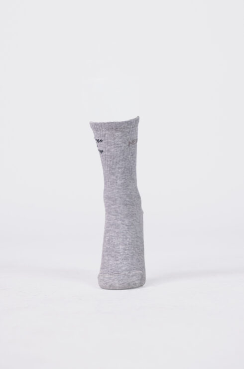 NEBBIA x Olympia Heritage Crew Socks 137 light grey