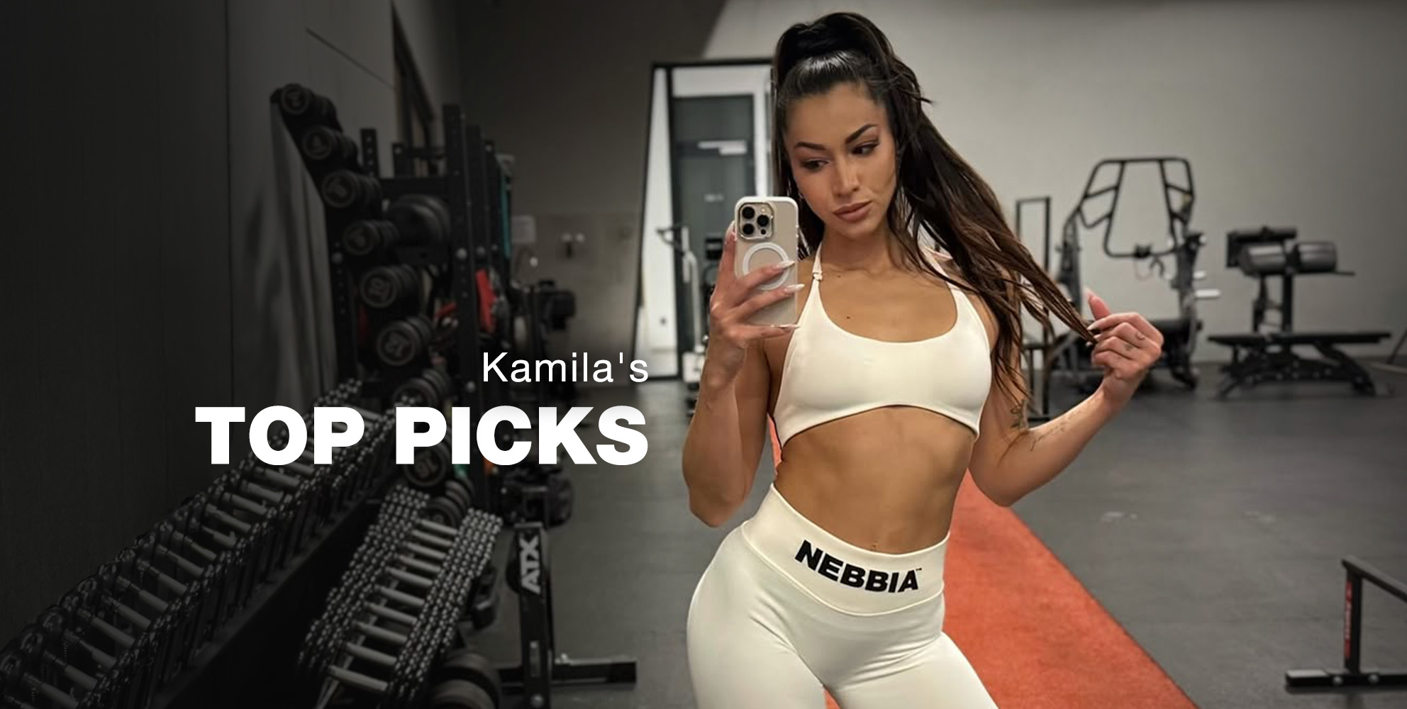 Explore Kamila Brzobohatá's favourite sportswear pieces. Shop premium leggings, tops, and fitness outfits made to support your performance and elevate your gym style.