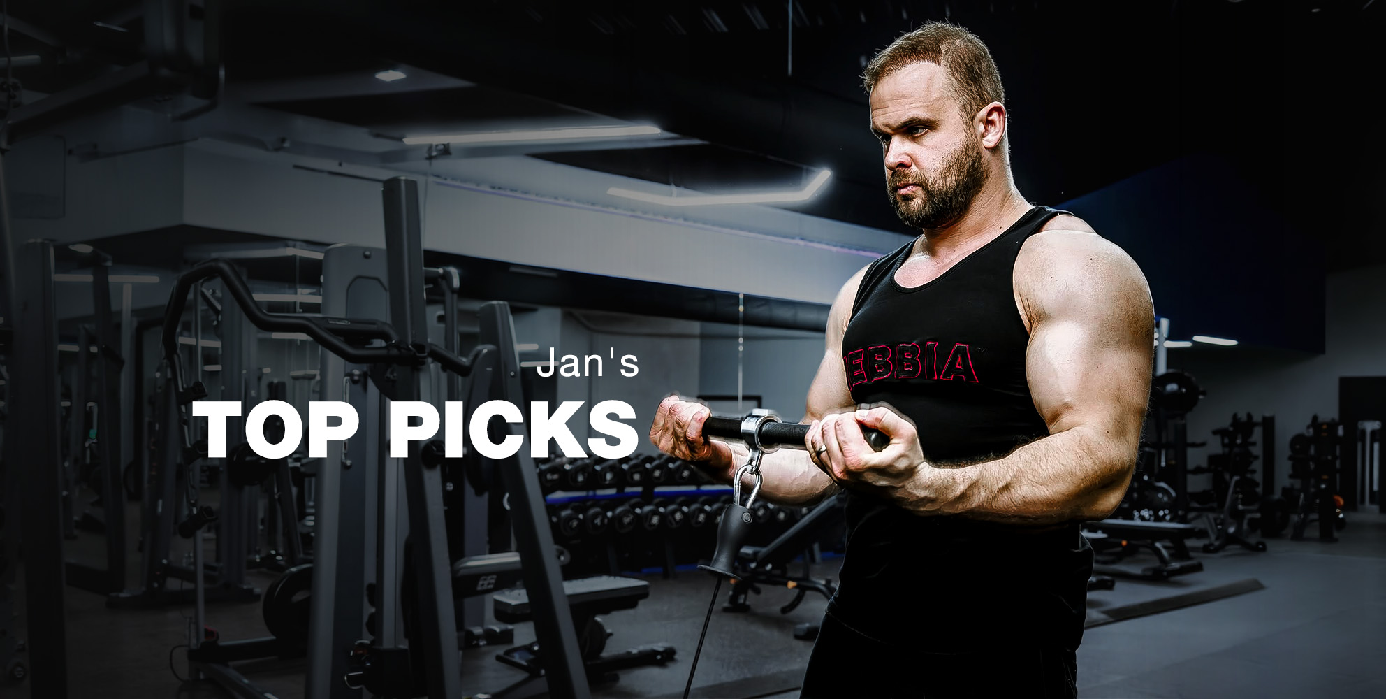 Get inspired by Jan Michalov's favourite NEBBIA sportswear. Shop high-performance gym clothes, training outfits, and fitness essentials built for athletes who demand more.