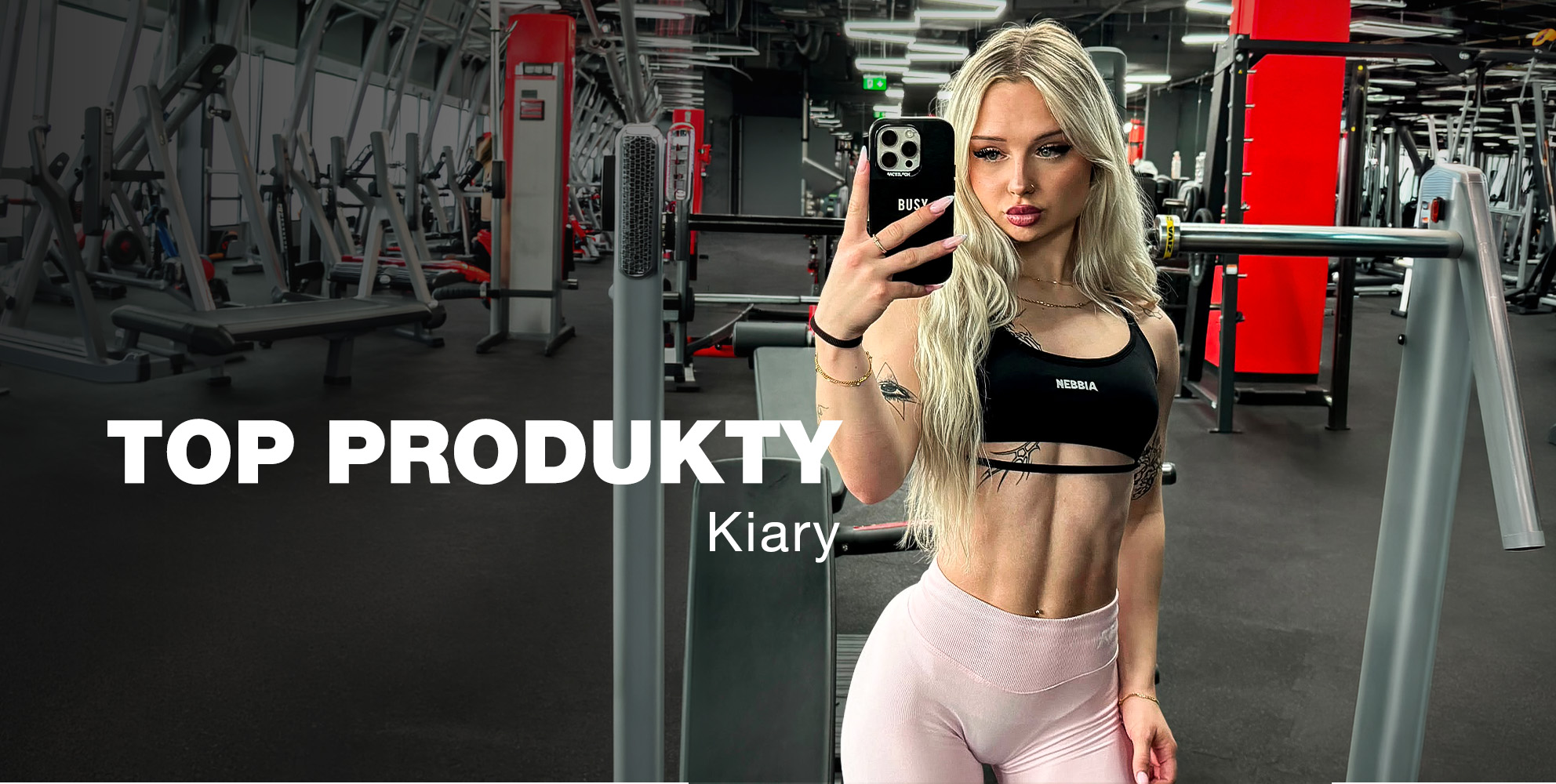 Odkryj ulubione stroje fitness Kiary Jalakšovej. Poznaj stylową i funkcjonalną odzież sportową stworzoną z myślą o treningu, wygodzie i pewnym siebie stylu życia fitness.