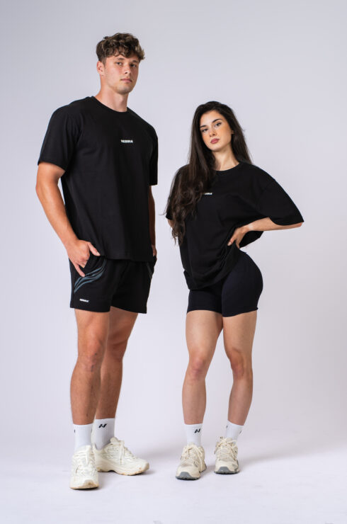 Oversized tričko GYM ESSENTIALS 382 čierne