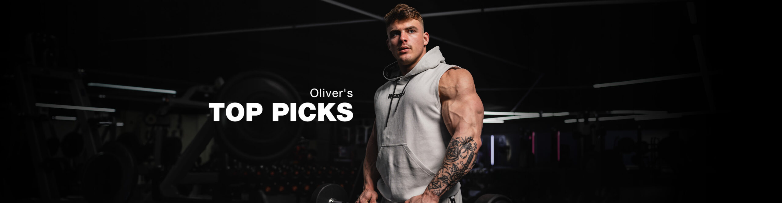 hop Oliver Procházka's favourite sportswear. Discover premium NEBBIA fitness pieces designed for maximum performance, comfort, and style during every workout.