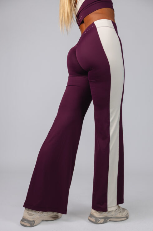 Wide Leg Leggings BLOCK 97 875 bordo