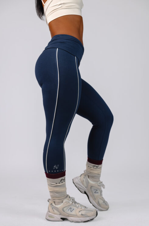 Half-Seamless Leggings BLOCK 97 886 dark blue