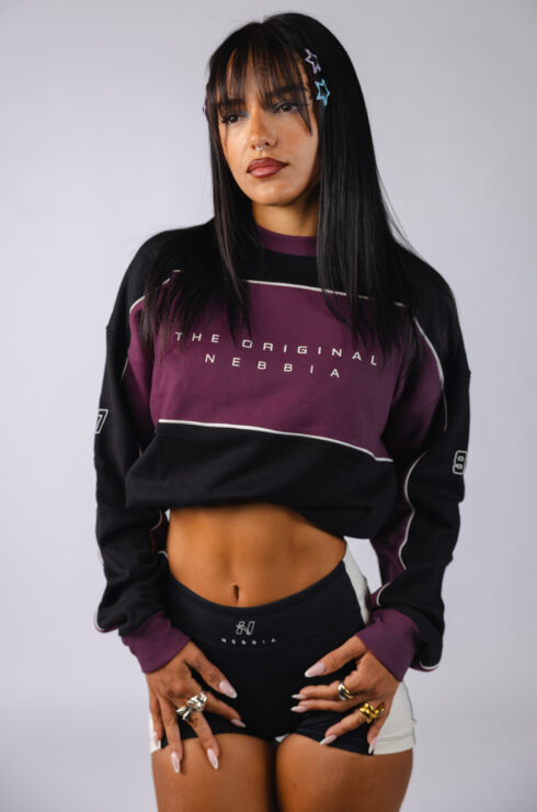 Sweatshirt BLOCK 97 918 bordo