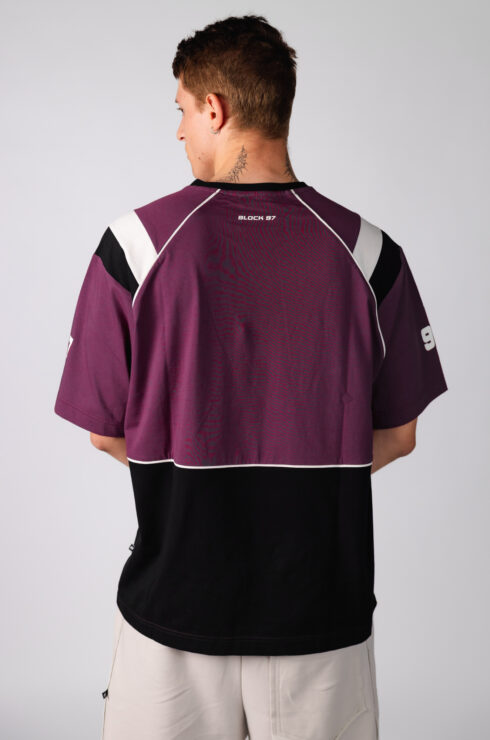 Short Sleeve T-Shirt BLOCK 97 922 bordo