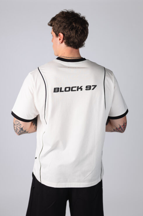 Y2K T-Shirt BLOCK 97 927 cream