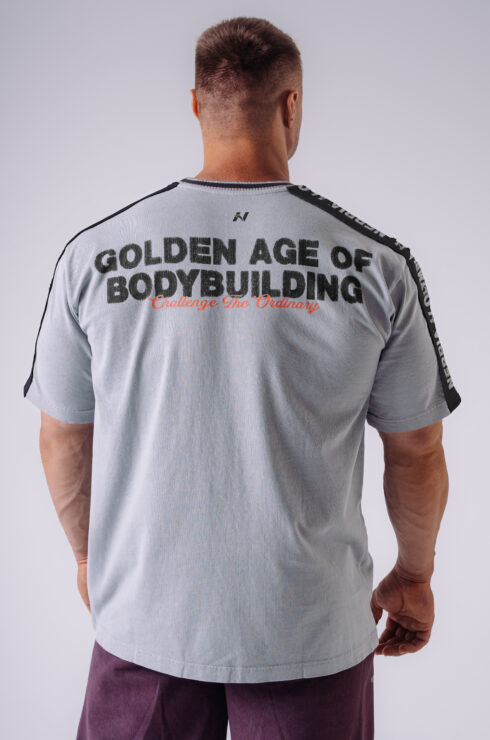 NEBBIA x Olympia Muscle Cover T-shirt 942 light gray