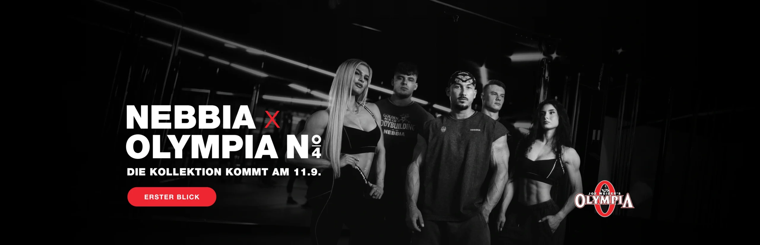 NEBBIA x ⭕LYMPIA N°4 DROPPT AM 11.9. 💪 SEI DER ERSTE. JETZT ANMELDEN.