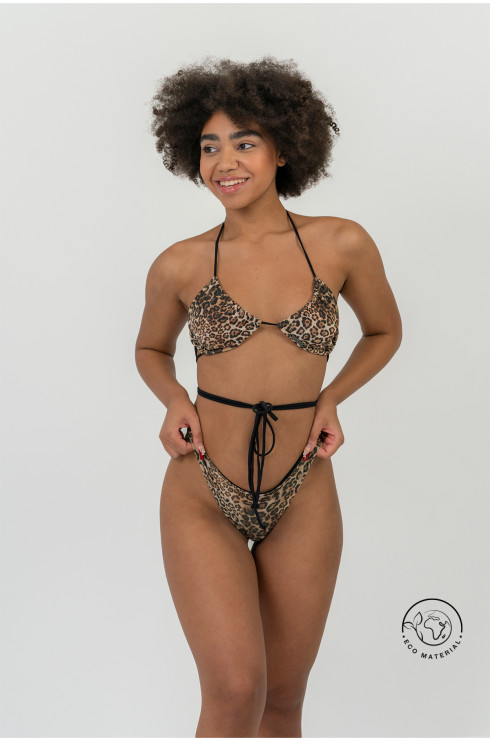 RIO GRANDE bikini spodný diel - leopard 752